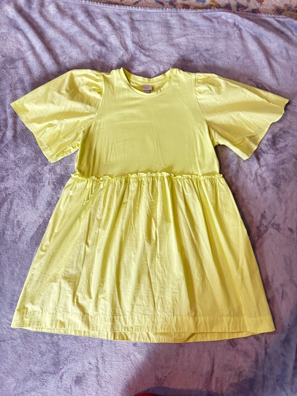 a new day Yellow Peplum Casual Dress Perfect For Summer